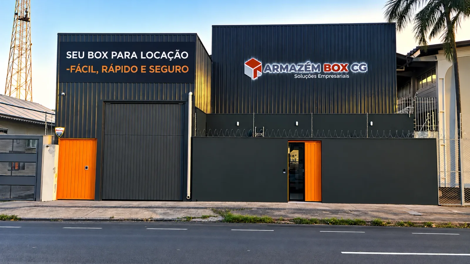 Fachada do Armazém Box CG